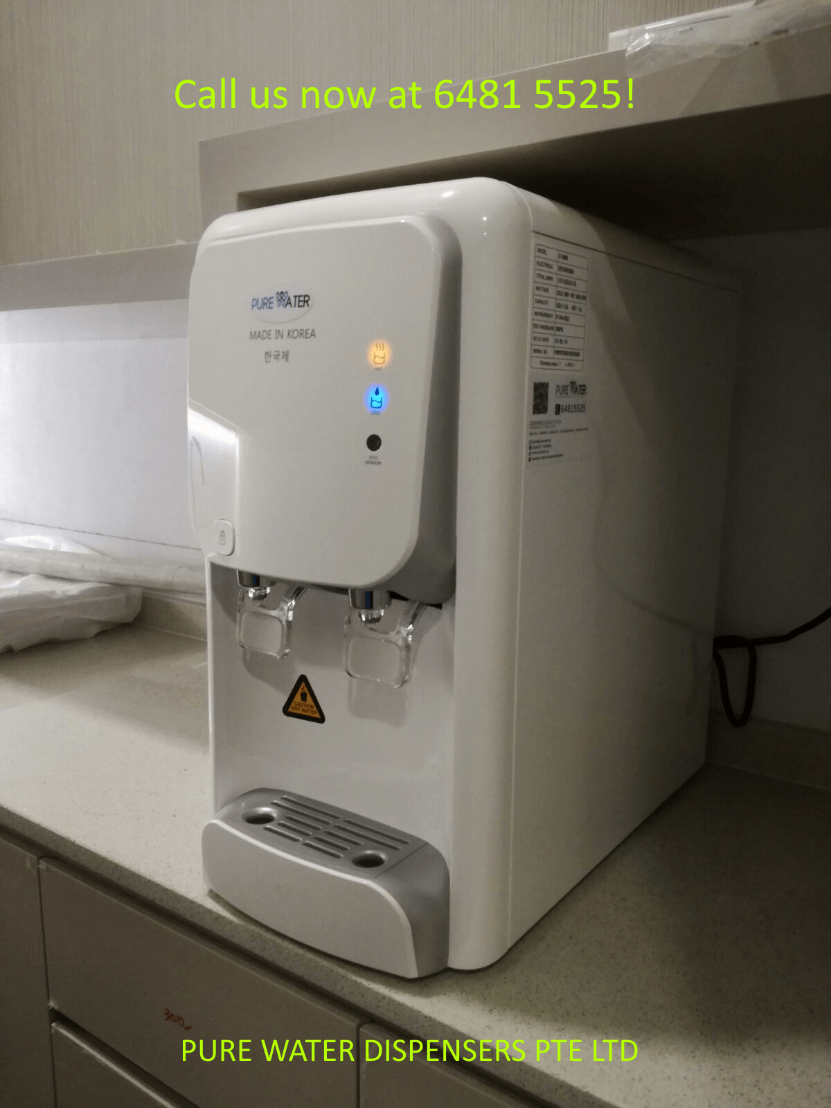 Water-Dispenser-Singapore | Water-Dispenser | POU-water-dispensers | Tabletop-water-dispensers | PW-1800