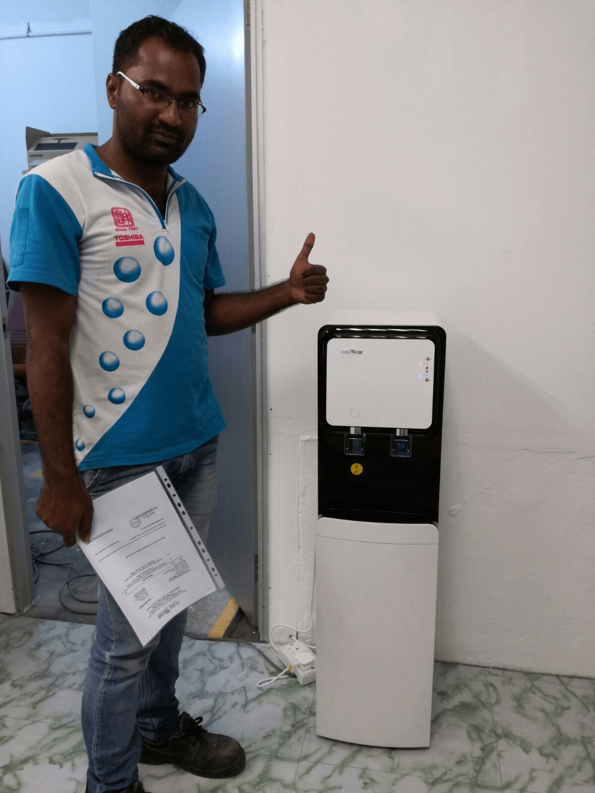 Water-Dispenser-Singapore | Water-Dispenser | hot-and-cold-water-dispensers | Floorstanding-water-dispensers | PW-2105
